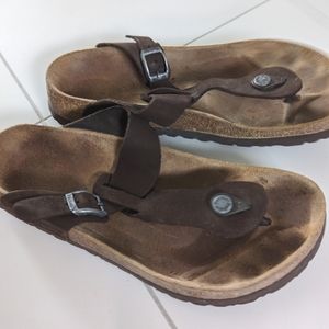 GUC Betula by Birkenstocks Brown Cork Sandals in Size 8